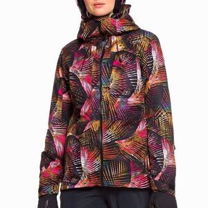 Roxy Women’s Essence 2L Gore-Tex Tropical Floral Winter Snow Jacket Size Medium